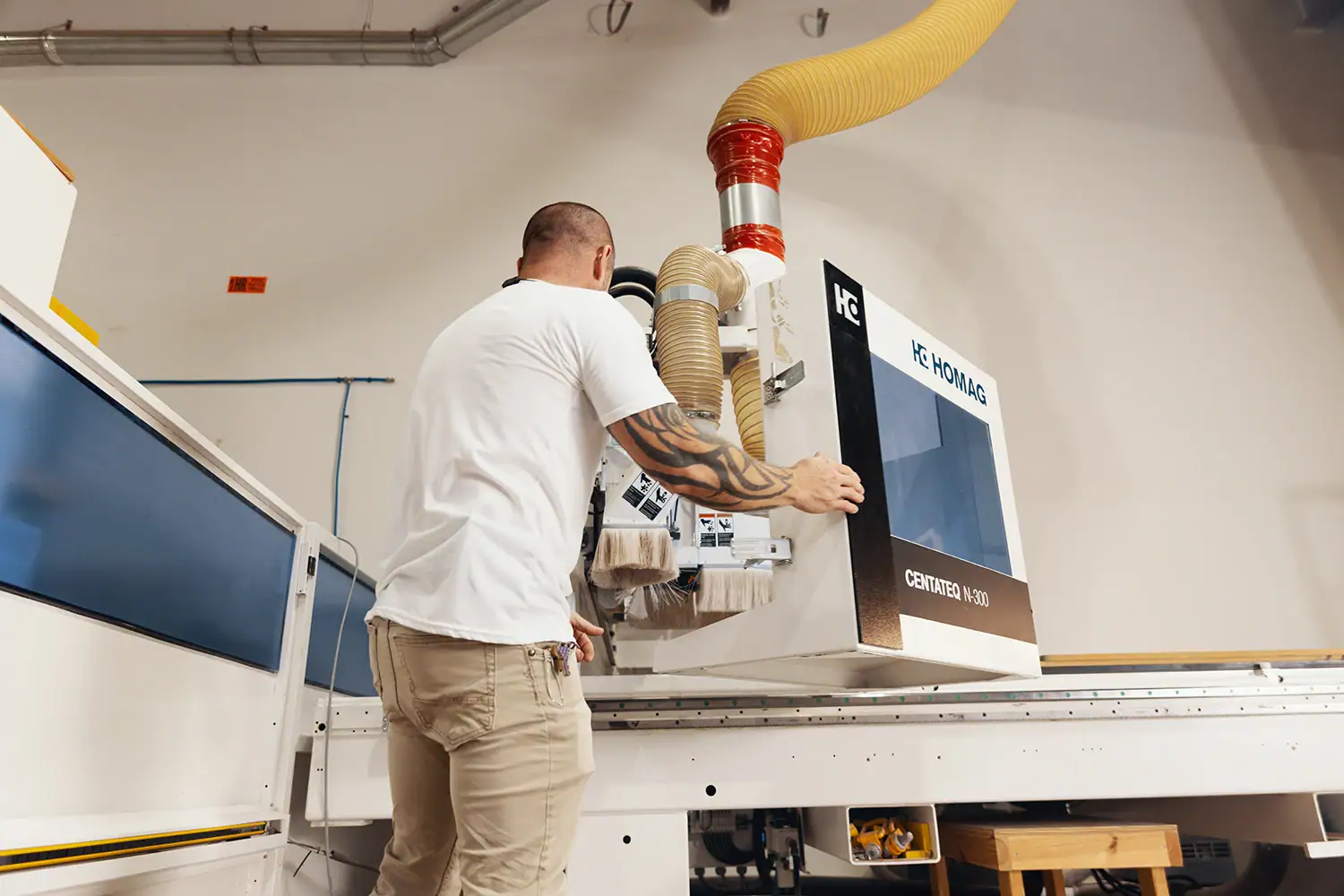 picture of a man working machinery
