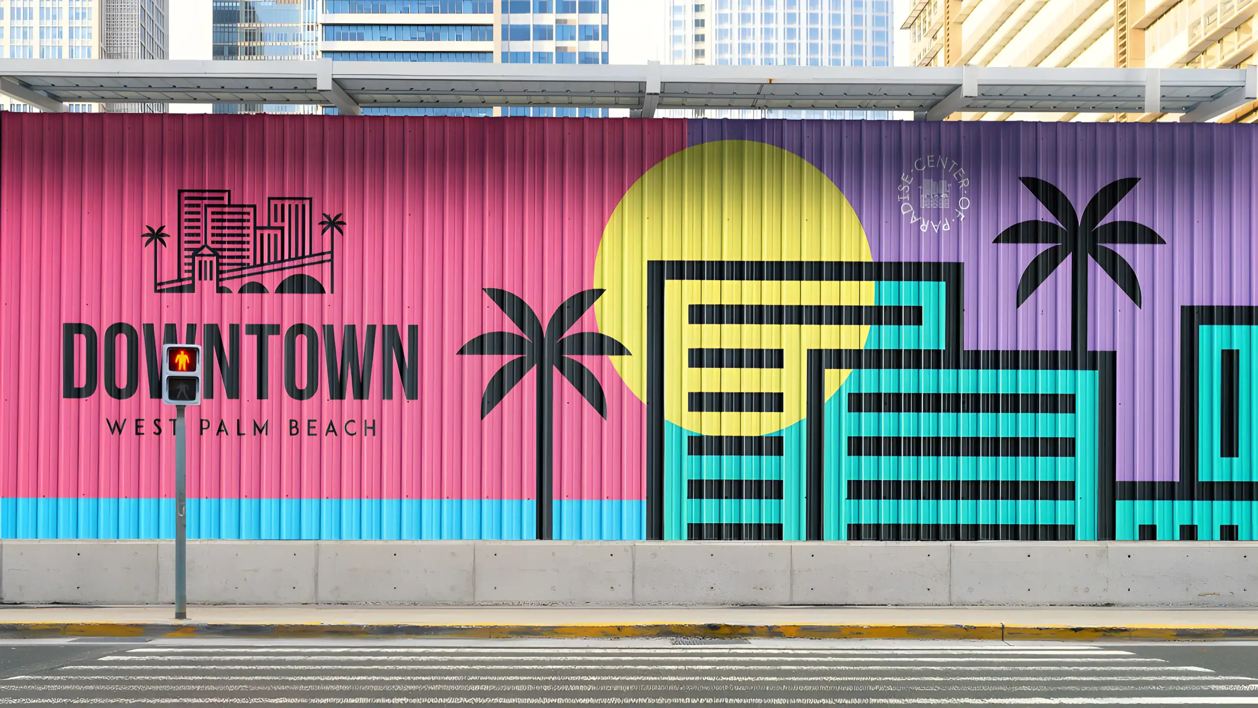 Downtown WPB Wall