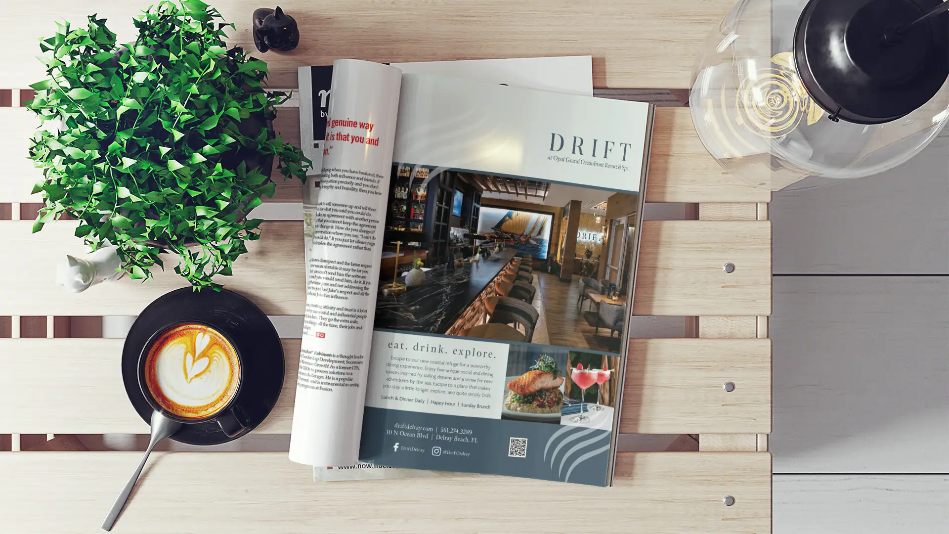 Drift Print ad magazine