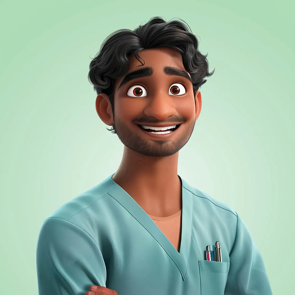 3D Cartoon nurse