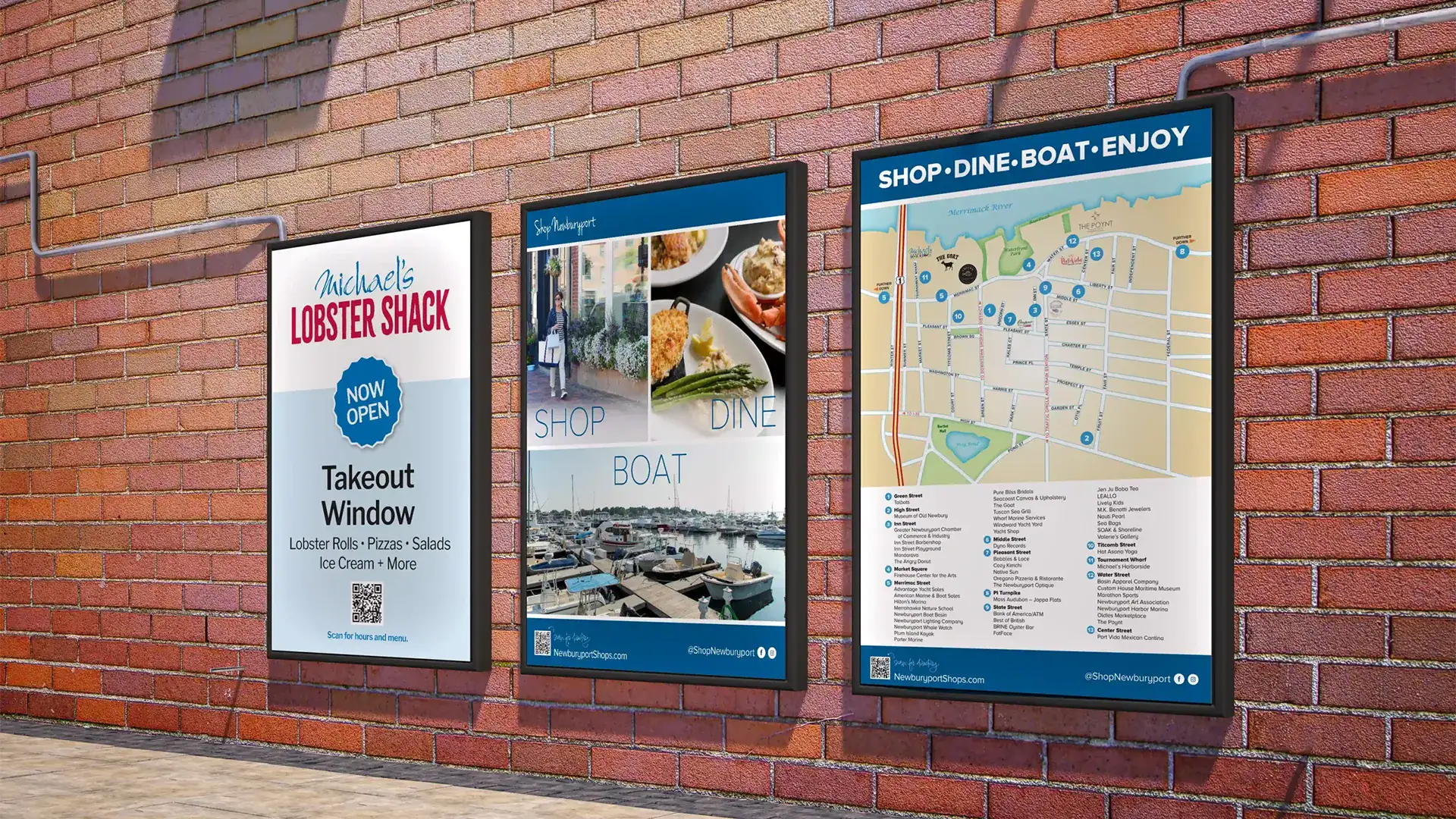 New England development billboard advertisement