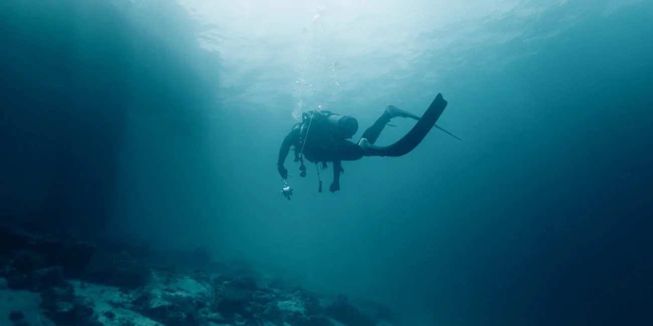 PBPFF diver underwater