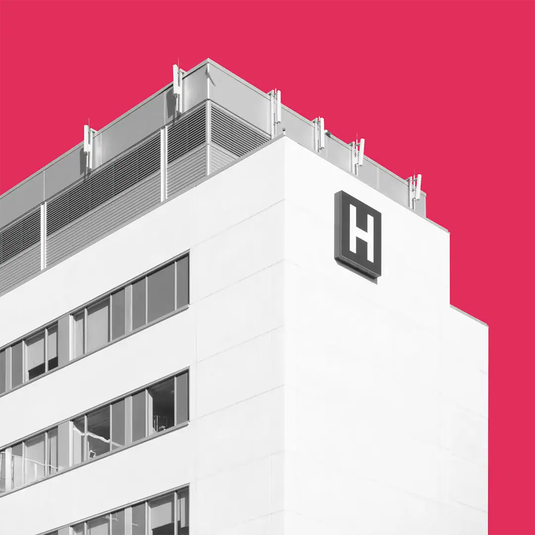 Graphic of a hospital
