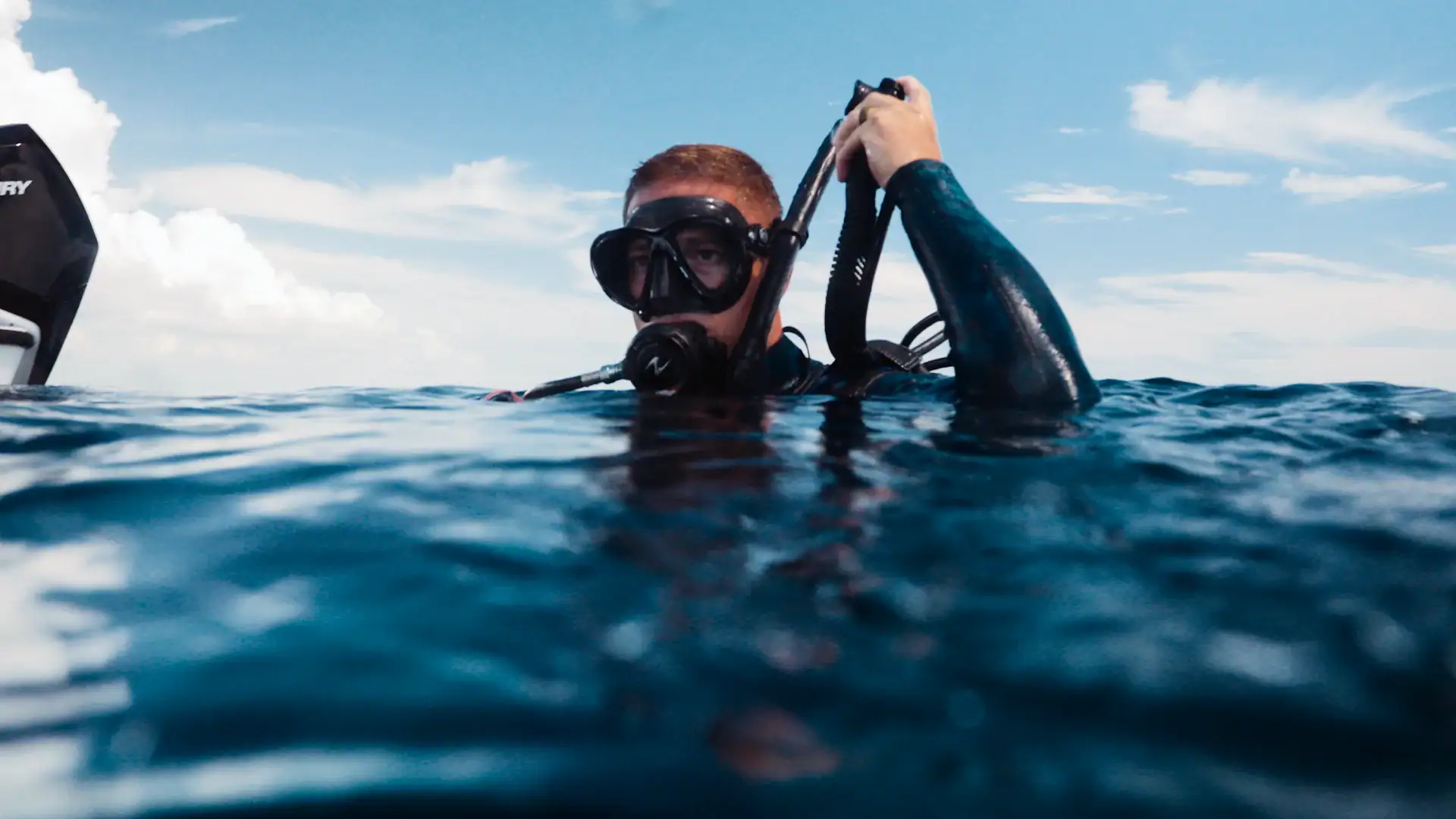 PBPFF diver in water