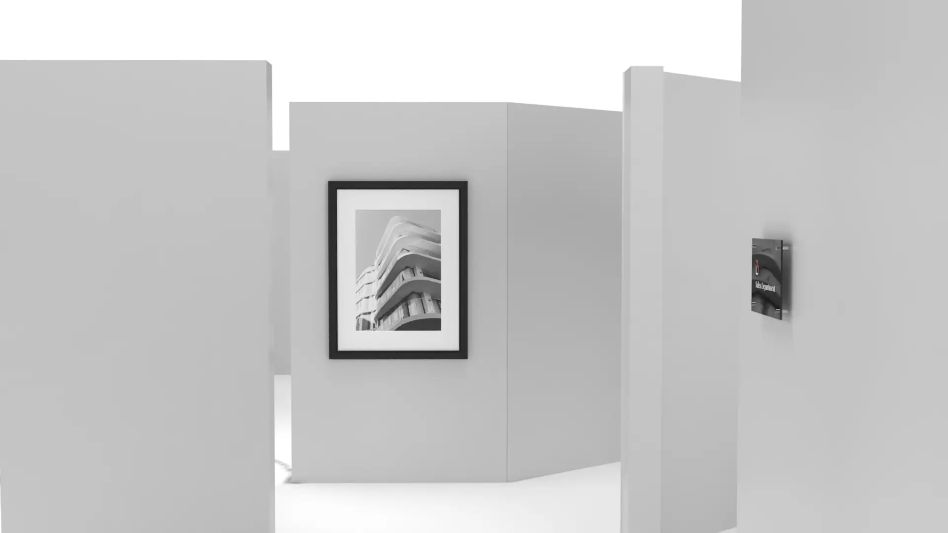 Levinson Built Wall art work office mockup