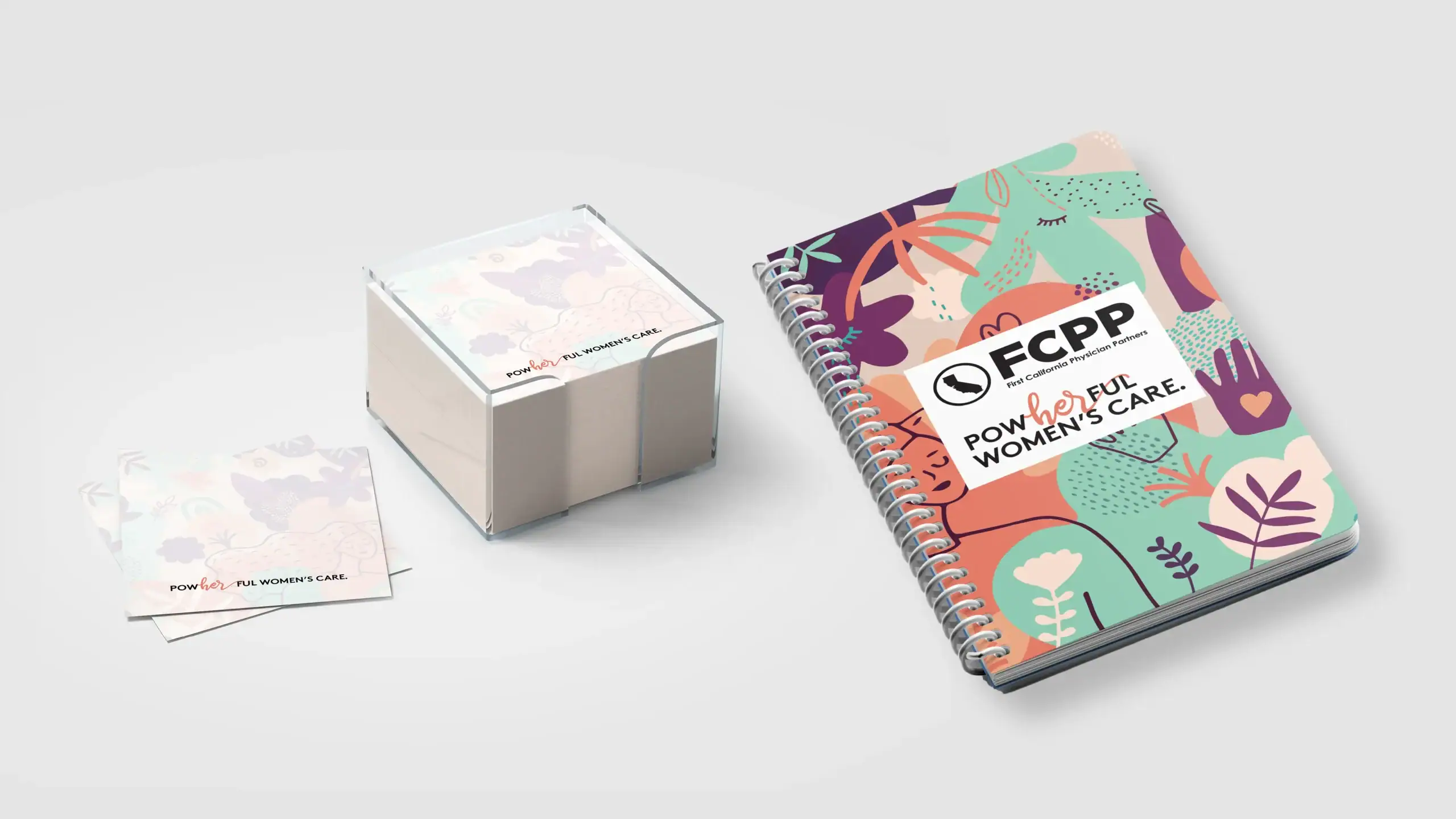 TPR Women's Services Post it Notes and Notebook