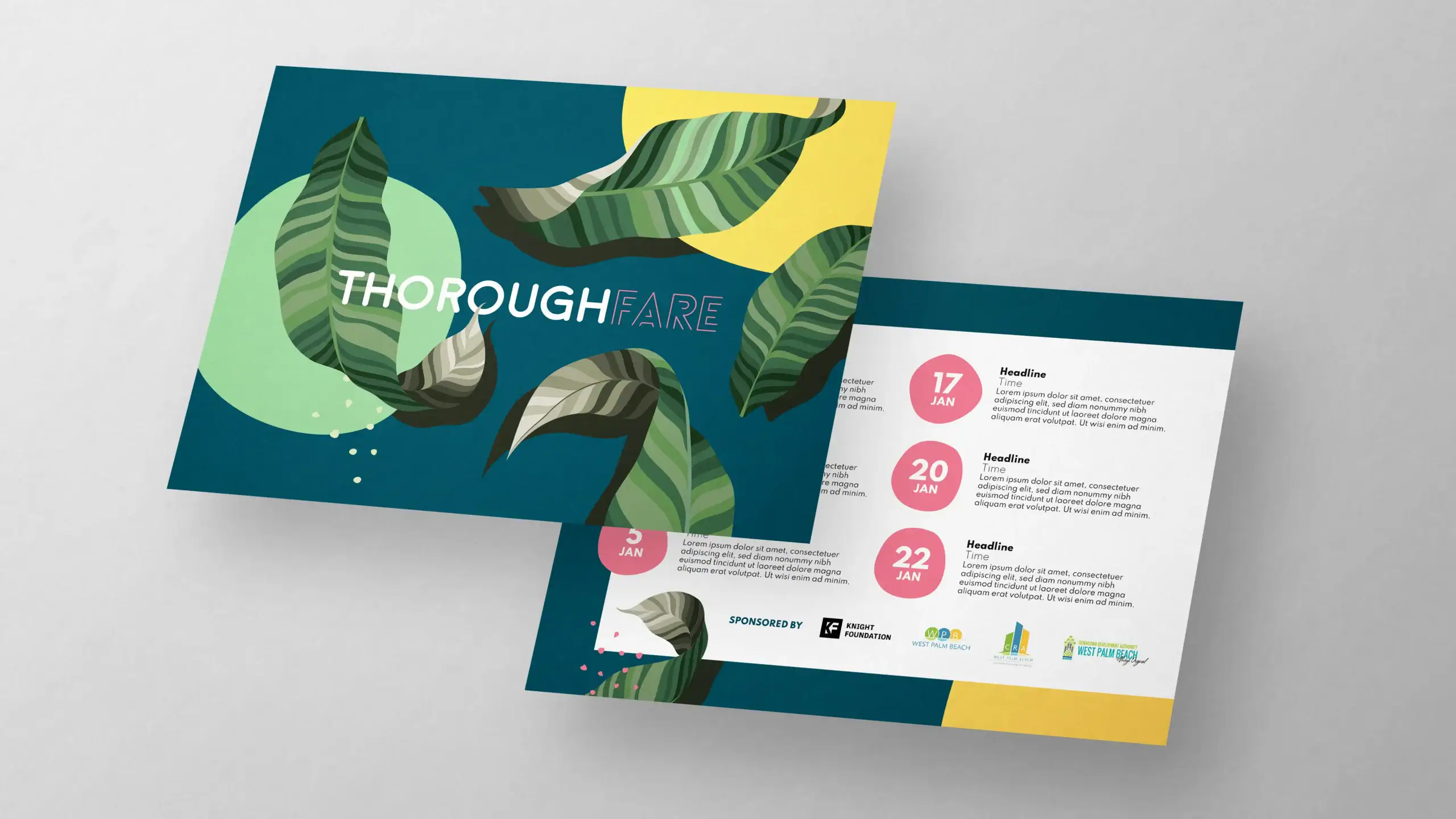 Thoroughfare Postcard Mockup