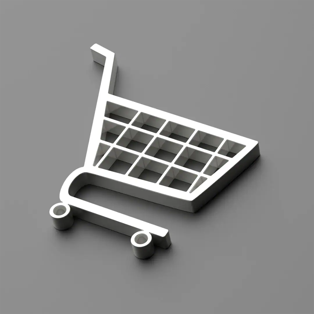 Graphic of a shopping cart