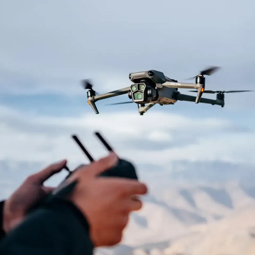 picture of someone flying a drone