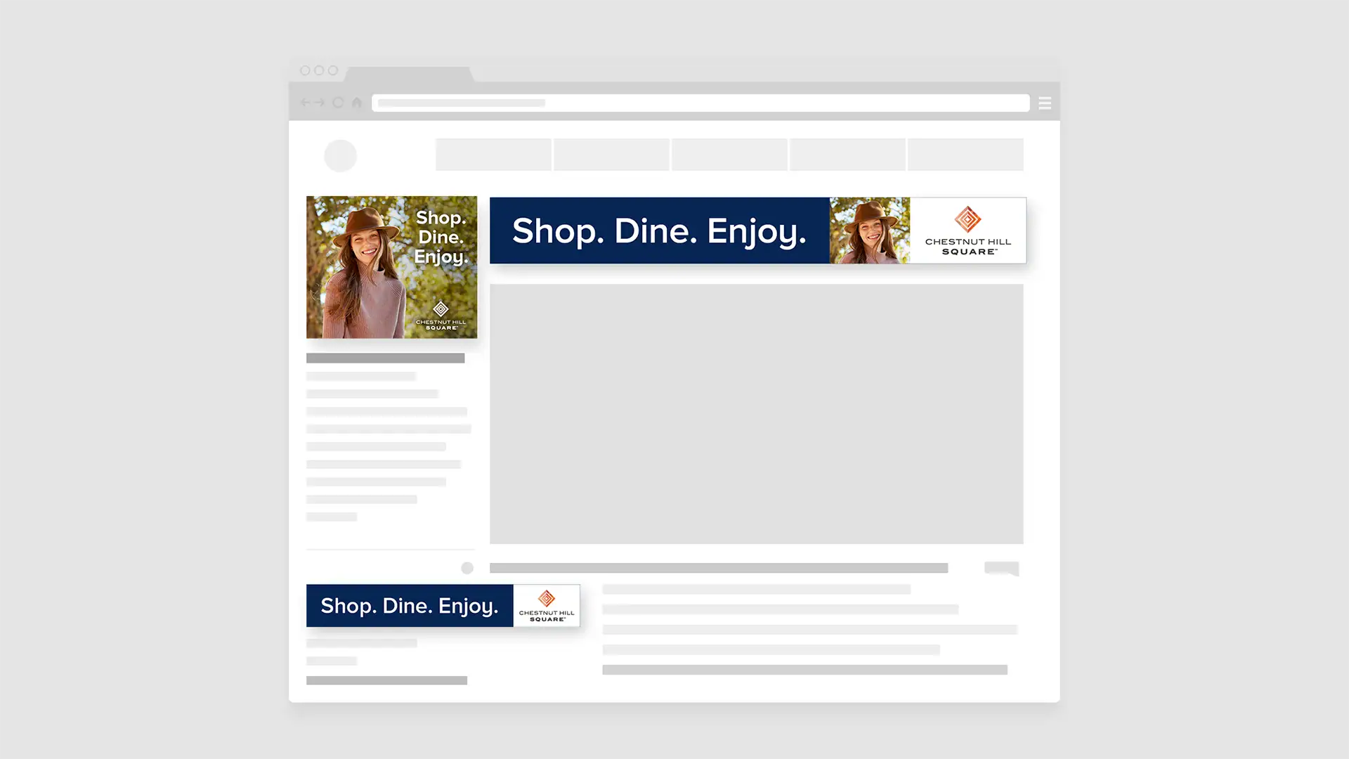 Online food delivery website with shopping, dining, and enjoyment options.