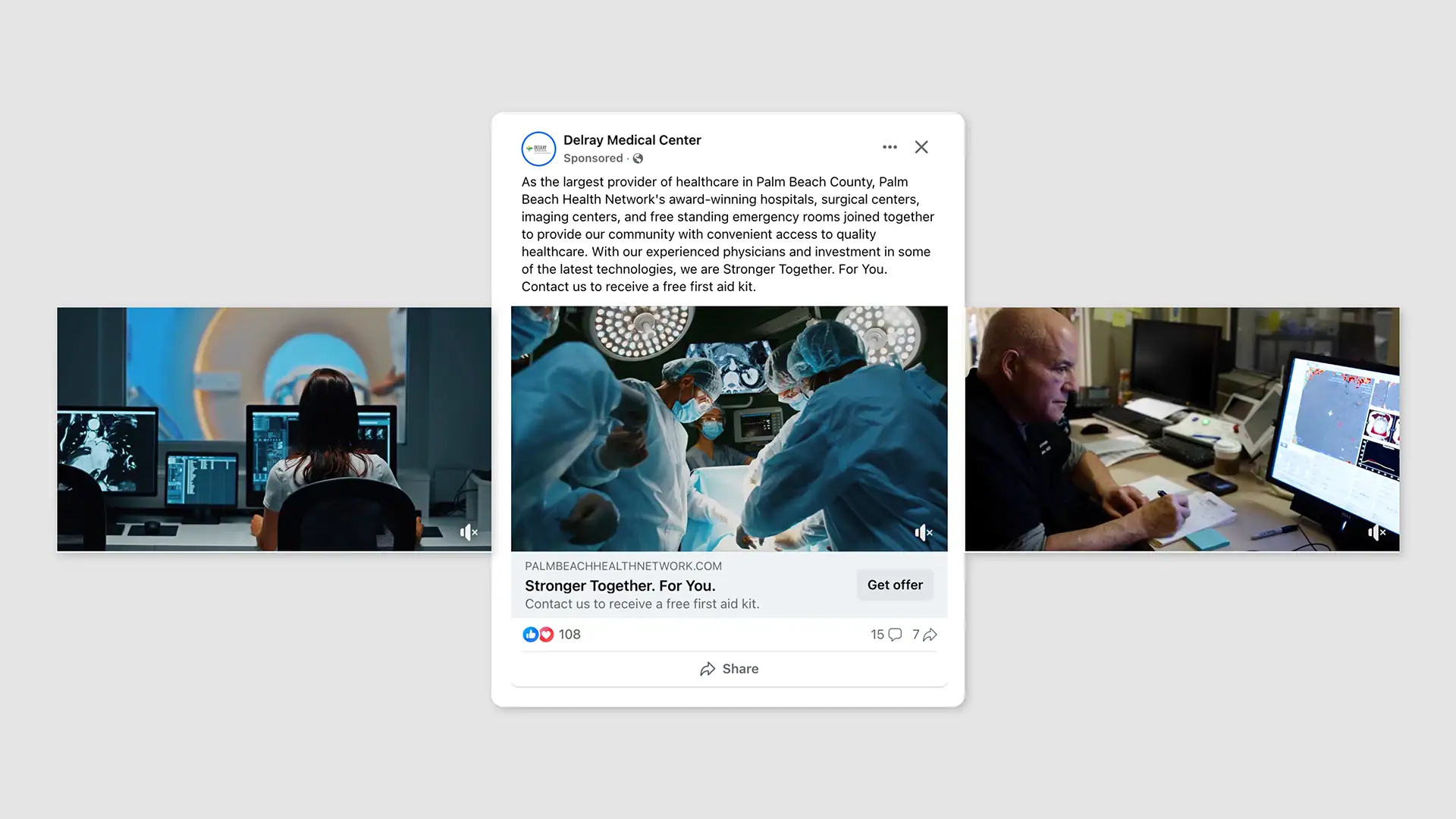 Medical team performing surgery in an operating room with advanced equipment.